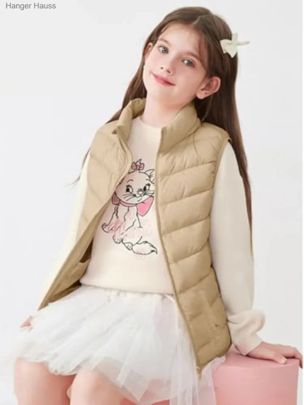 Kids Zip Up Padded Gilet Winter Quilted Vest Sleeveless 100% Polyester